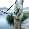Fishing Strap Belt With Padded Shoulder Support Fishing Poles Holder Strap Rod Shoulder Belt Travel Tackle Carriers
