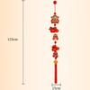 New 2026 New Year Pendant Year of the Horse Spring Festival Decor Red Lucky Flower Pendant for Living Room