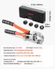 Hydraulic Pipe Crimping Tool, PEX & Aluminum-Plastic Tube Fittings Crimper with U16 U20 U25 U32 Jaws & Carrying Case, Press Crimper Tool Kit for