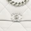 Chanel 19Bag Lambskin Shoulder Bag, Crossbody Bag Medium Women's White AS1161-B07327-10601