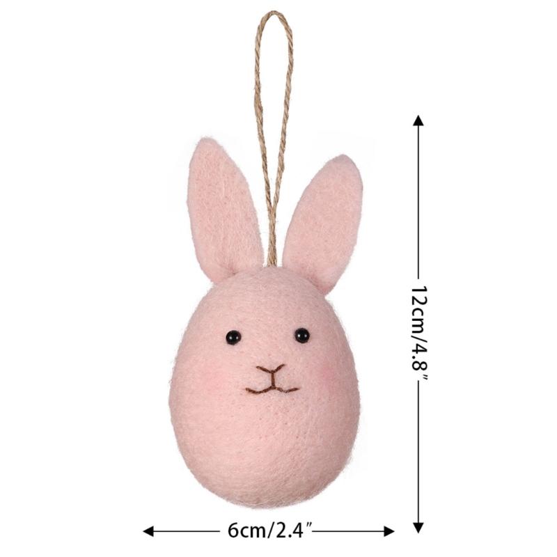 Easter Chick Rabbit Felts Colorful Handmade Doll for Spring Easter Party Decorations Mini Easter Ornaments for Tree