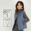 Women Sleeveless Vest Slim Solid Duck Down Female Slim Warm Inner Ultra Lightweight Packable Women Down Vest