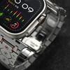 Luxury Titanium Color Strap for Apple Watch 10 Ultra 2 Band 49mm 45mm 44mm 42 Metal Stainless Steel Bracelet Iwatch 9 8 7 6 5 SE