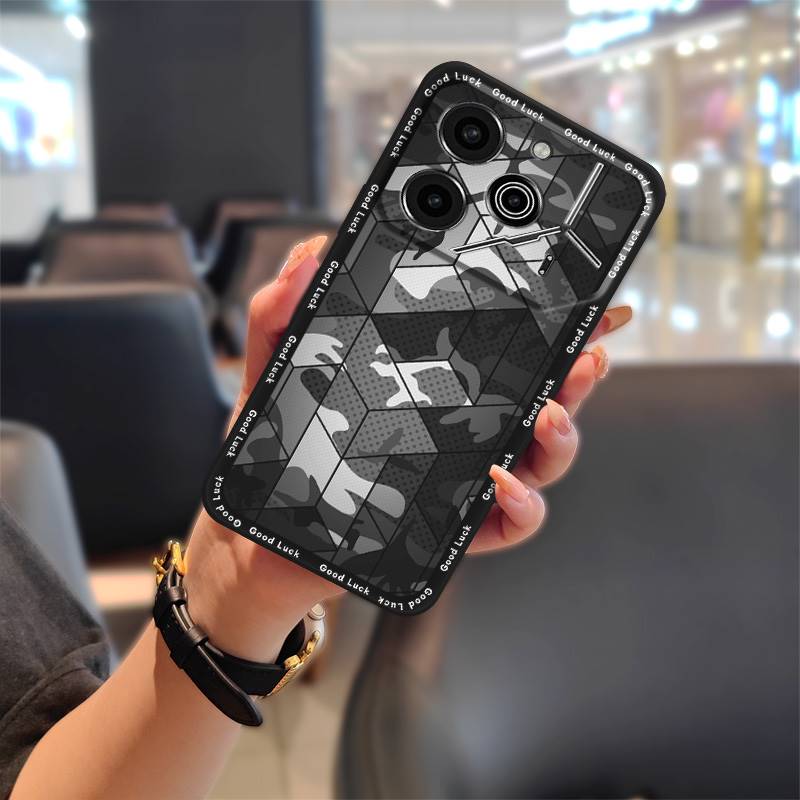 Wasserdichte TPU-Handyhülle für Tecno Pova6 Pro/Li9 Modisches Design Stoßfest Cartoon Vollständiger Schutz Schmutzabweisendes Silikon