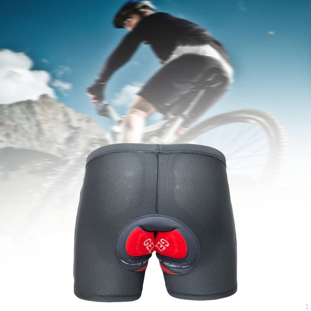 Shorts Bicycle Riding Compression Padded Bike Breathable Biker Briefs Shock Absorbent