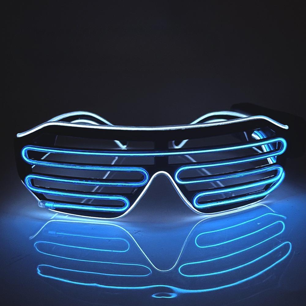 Online celebrity Bai Hui Jiang sells light-colored glasses,cold-colored glasses,the same model LED sunglasses,flashing dual-color single-color glasses