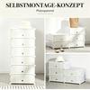 Stackable Organizer Cabinet, Versatile Storage Tower, Creative Combination Shelf
