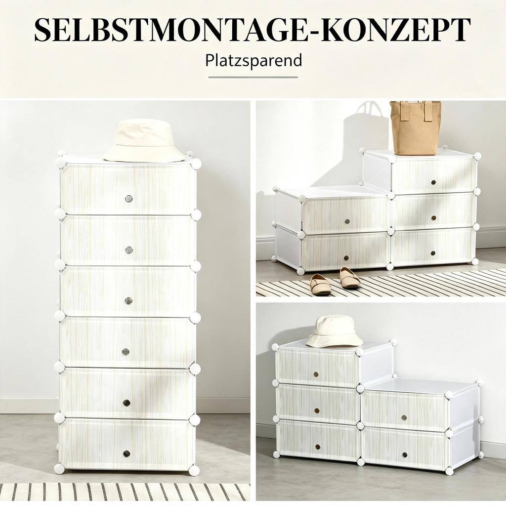 Stackable Organizer Cabinet, Versatile Storage Tower, Creative Combination Shelf
