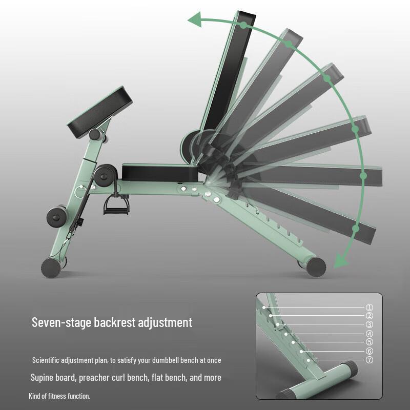 Foldable Multi-functional Adjustable Weight Bench