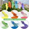 12pcs Artificial Simulation Foam Birds 5.1" Unique Fashion Clip On Decoration Bird with Pearl Feather Tail for Decoration Craft Ornaments Wedding