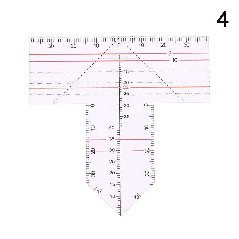 Dental Lab Denture Drawing And Alignment Dental Ruler T-Shape Examination Symmetry Measurements Multifunctional Dental Tools