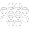 10Pcs Plant Pot Feet Elevators Minimalist Design Heat Resistant Ventilated Base for Indoor Outdoor Flower Pots Planter