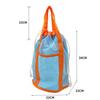 Portable Beach Bag Hollow Mesh Quick Dry Beach Tote Foldable Mesh Swimming Bag For Children Beach Toy Baskets Storage Bag