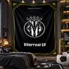 Wall Hanging Tapestry Villarreal FC Print Cloth for Living Room Bedroom Home Decor