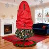 Upright Christmas Tree Cover Tear Resistant Xmas Tree Storage Cover with Drawstring Zippered Dustproof Storage Bag for 5Ft or 9Ft Standing Artificial