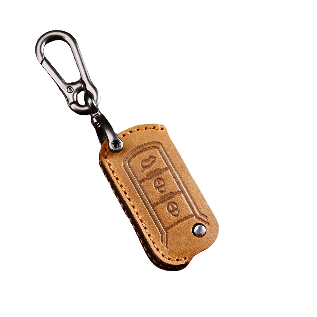The key cover is suitable for GAC Trumpchi key cover GS4GS5GS6 leather key cover manual.