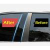 6 Pcs Car Glossy Piano Black Pillar Posts Window Door Moulding Trims Cover for Honda CRV 2012 2013 2014 2015 2016 Accessories