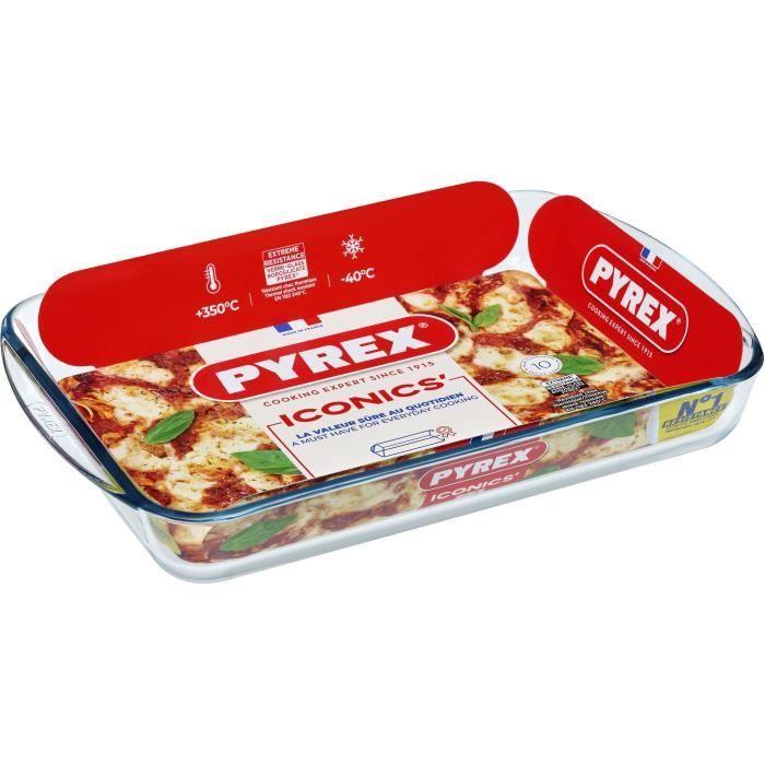 Lasagna Dish - PYREX - 1450033 - Rectangular - Borosilicate Glass - 40 X 27 Cm