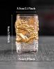 Glass Tea Cup Golden Dragon Cup Heat-resistant Glass Master Cup Single Cup