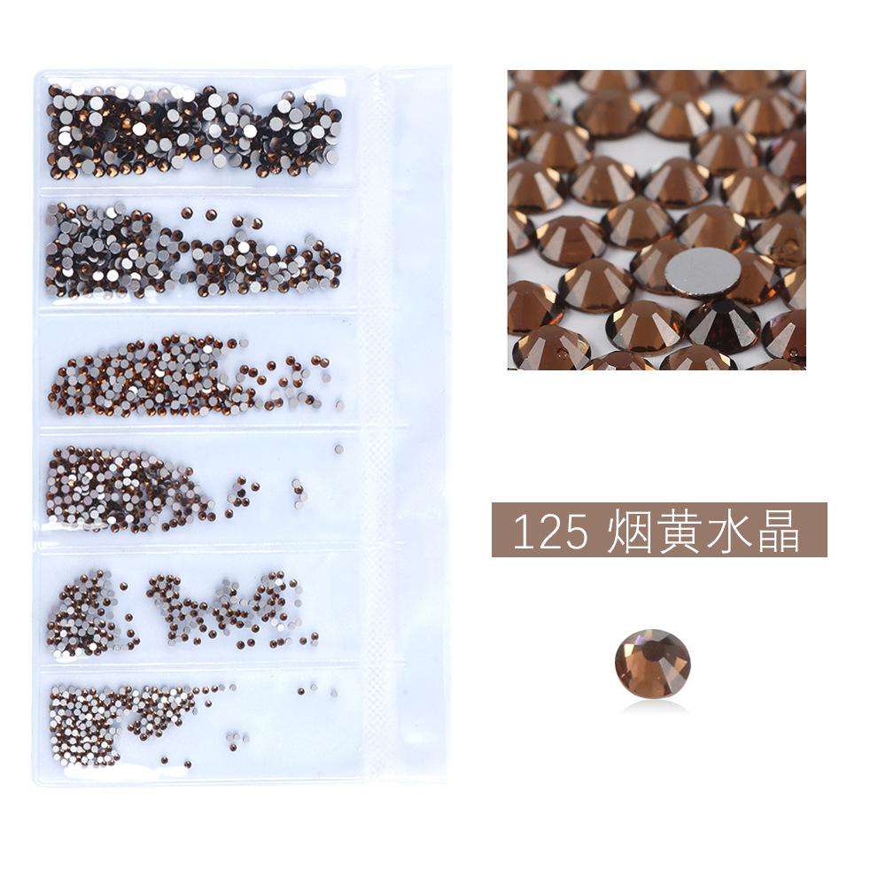 Flat Bottom Rhinestone Nail Drill Diy Nail Mobile Phone Case Sticker Drill, Jewelry Accessories, Bag Size Mixed Nail Drill