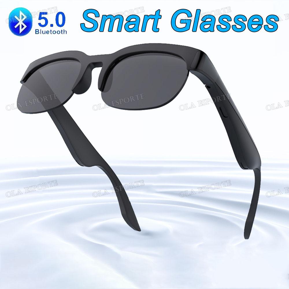 Smart Bluetooth V5.3 Sunglasses Glasses Call Outdoor Sports Headphones HIFI Black Technology Anti-touch UV For Men And Women