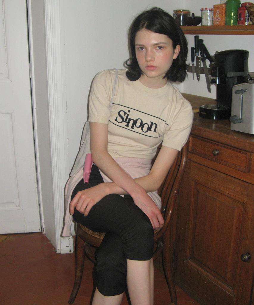 SINOON Sinoon Logo Half Knit (Melange Gray)