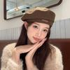 Autumn Spring Women Beret Hat Retro Solid Color Cotton Octagonal Newsboy Caps Female Lady Casual Painter Artist Hats