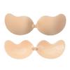 Mango Seamless Silicone Push-Up Strapless Bra with Front Buckle and Nipple Covers