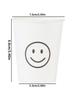 Simple Style Paper Cups, Thickened Office Home Commercial Drinkware,Anti-Slip Anti-Leak 250ML, for Family Dinner Outdoor Camping