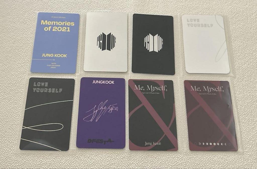 [USED] BTS JUNG KOOK trading card