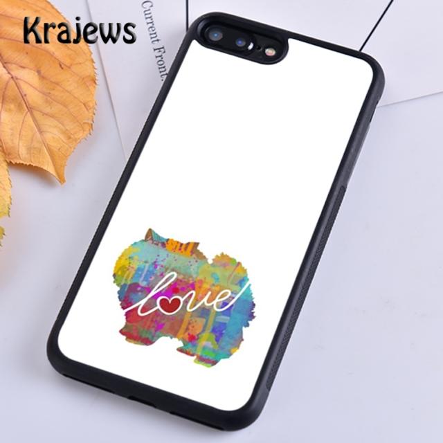 Pomeranian Watercolor Dog Phone Case Cover For iPhone 17 Air 16 15 14 Plus 12 13 Pro Max Coque Fundas