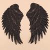 1 Pair Wing Appliques for Clothing Embroidered Sequins Wing Sequins Patches Iron On Sewed On Appliques for DIY Clothes