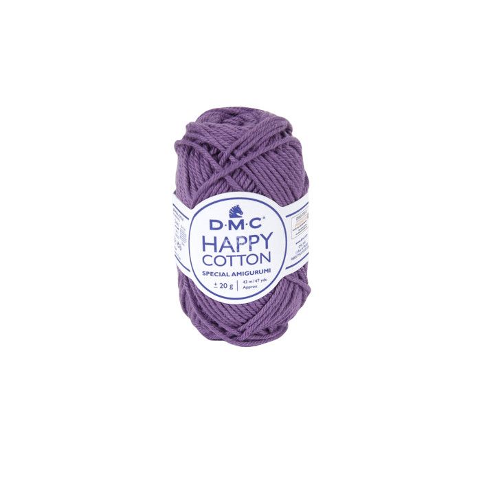 Natura Happy Cotton 3mm 20g Amigurumi et Crochet Col. 756 violet