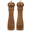 Wooden Salt and Pepper Grinder Set - Brown - 8 Inches - 2Pack - 560g - Wood Material - 23*11*6 Size - Adjustable Ceramic Rotor