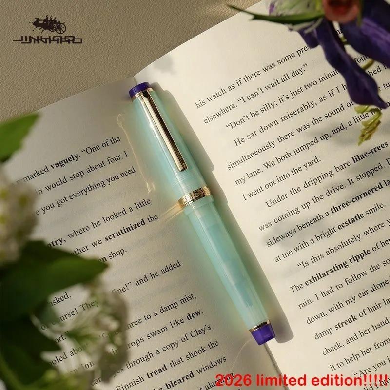 JINHAO 82 2026 Limited Colors Fountain Pen Gold Clip EF/F/M Calligraphy Pen Macaron Color Stationery School Office Supplies