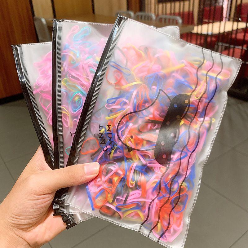 Vibrant 500pcs Rainbow Baby Girls Elastic Band Hair Accessories For All Ages