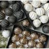 8cm Antique Christmas Ball Pendant, Retro Scratch-Off Christmas Tree Decoration, Christmas Ornaments