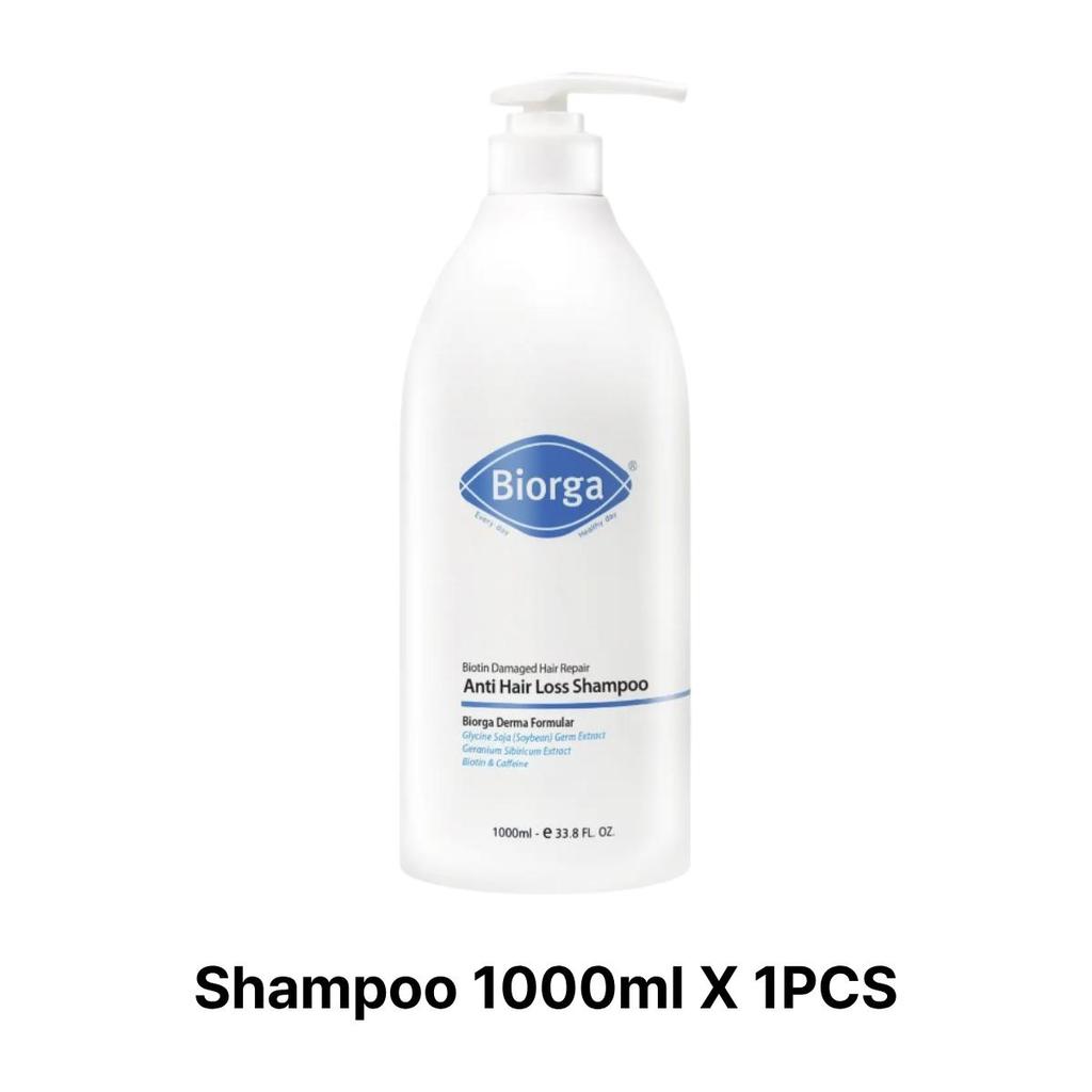 BIORGA Biotin Anti-Hair Loss Shampoo / Glycine Treatment 1000ml
