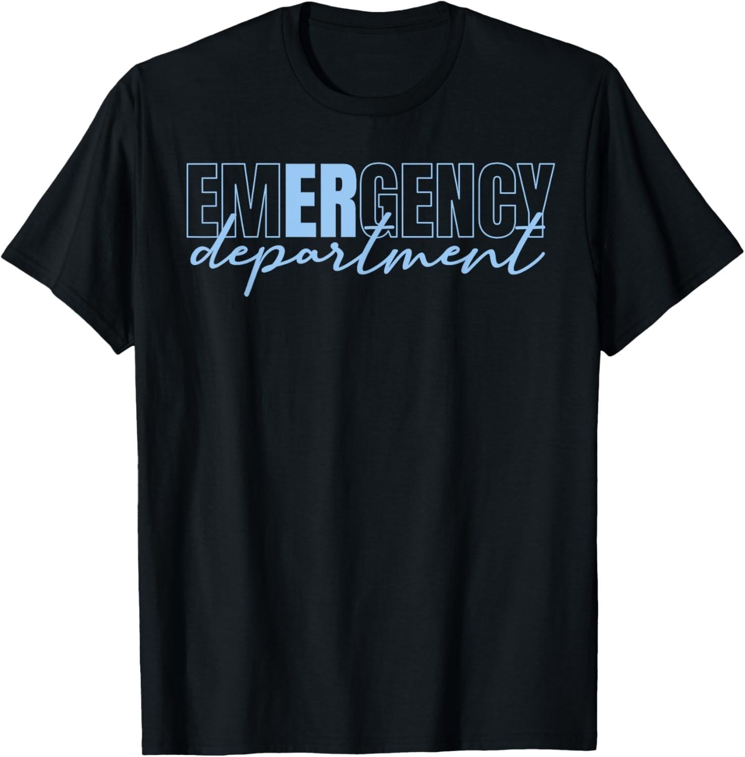 Emergency Room ER RN Nurse Department Healthcare Nursing T-Shirt Mens Womens Tees Top unisex T-Shirt Mens Womens Tees Top S