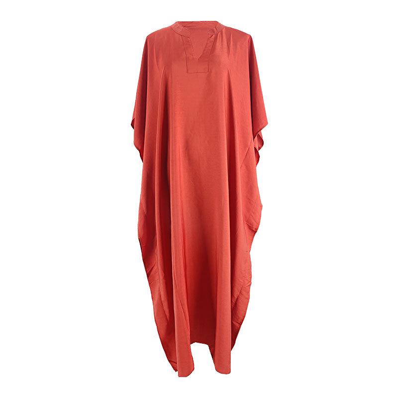 Silky Polyester Long Beach Cover-up Dress