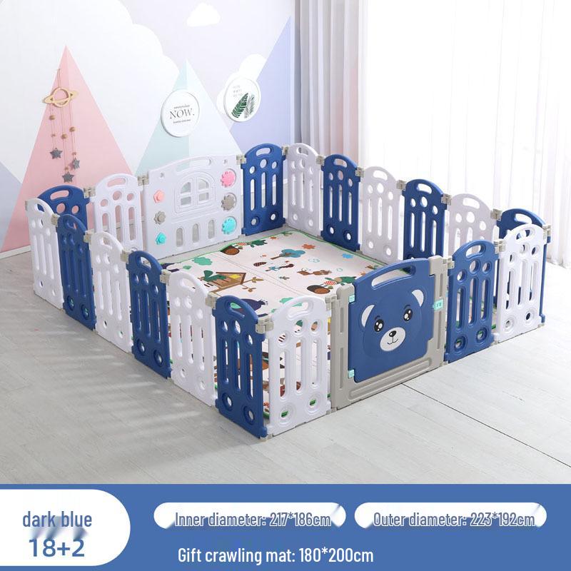Baby Safety Playpen with Crawling Mat – Indoor Toddler Barrier