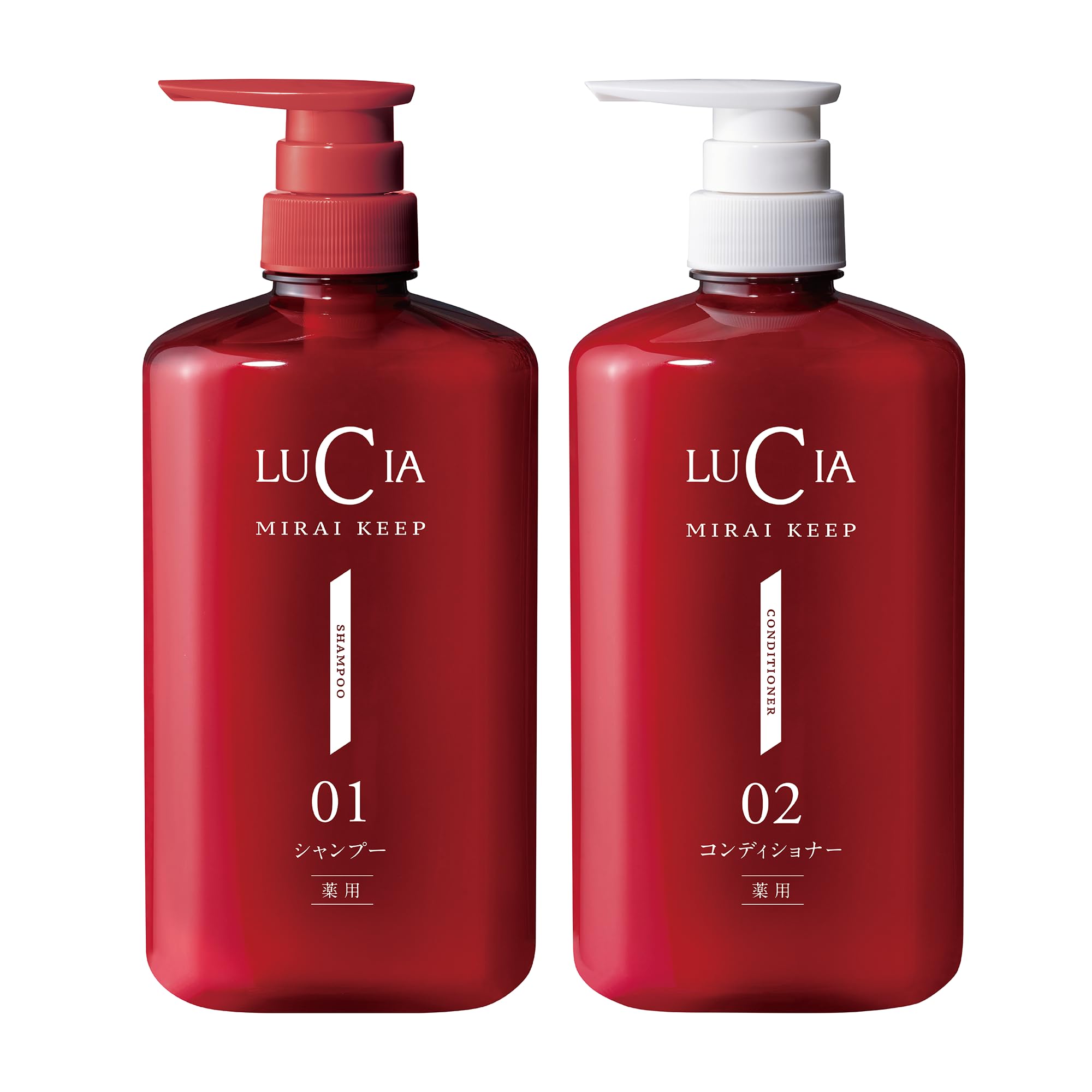 

[Lucia, a hair growth specialist] Hair loss prevention Novelmoi Medicated Future Keep Shampoo & Conditioner 670ml Dandruff Itching Scalp care Men and