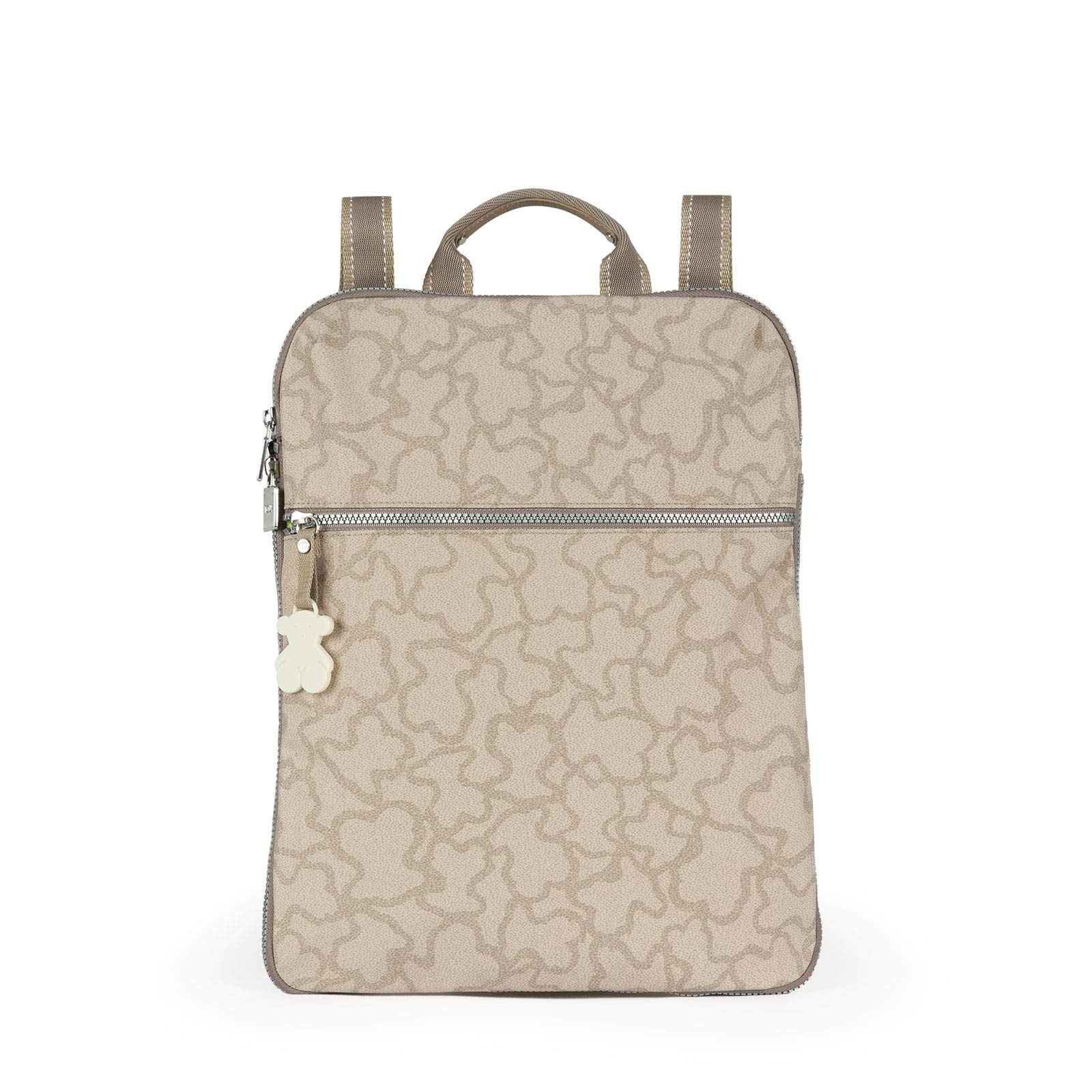 

[TOUS] KAOS COLORS Beige Nylon Backpack, A4 Size