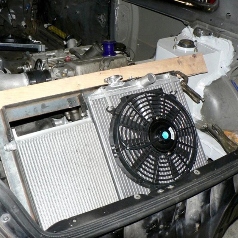 Heavy Duty 12-inch Auto Condensor Ventilator Lichtgewicht Ontwerp Elektrische Radiator Koelventilator voor Diverse Auto's en SUV's