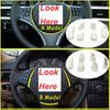 Reemplazo del interruptor del botón M del volante del estilo del coche ABS para BMW Serie 3 E90 E92 E93 M3 /1 Serie E81 E82 E87 E88 /X1 E84
