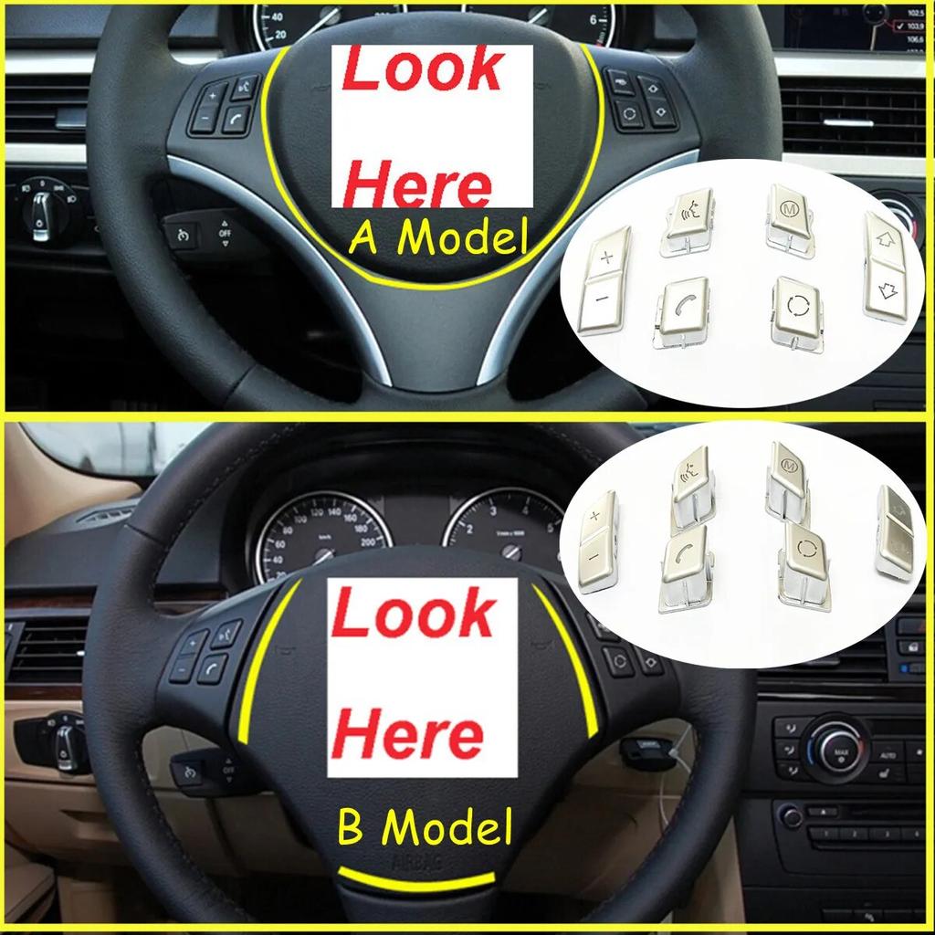 ABS Car Styling Volante Pulsante M Interruttore Sostituzione Per BMW Serie 3 E90 E92 E93 M3 /Serie 1 E81 E82 E87 E88 /X1 E84