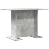 Dining Table Concrete Grey 110 x 60 x 75 cm Engineered Wood