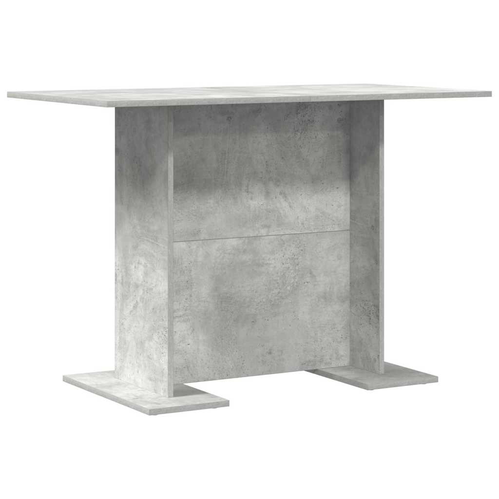 Dining Table Concrete Grey 110 x 60 x 75 cm Engineered Wood