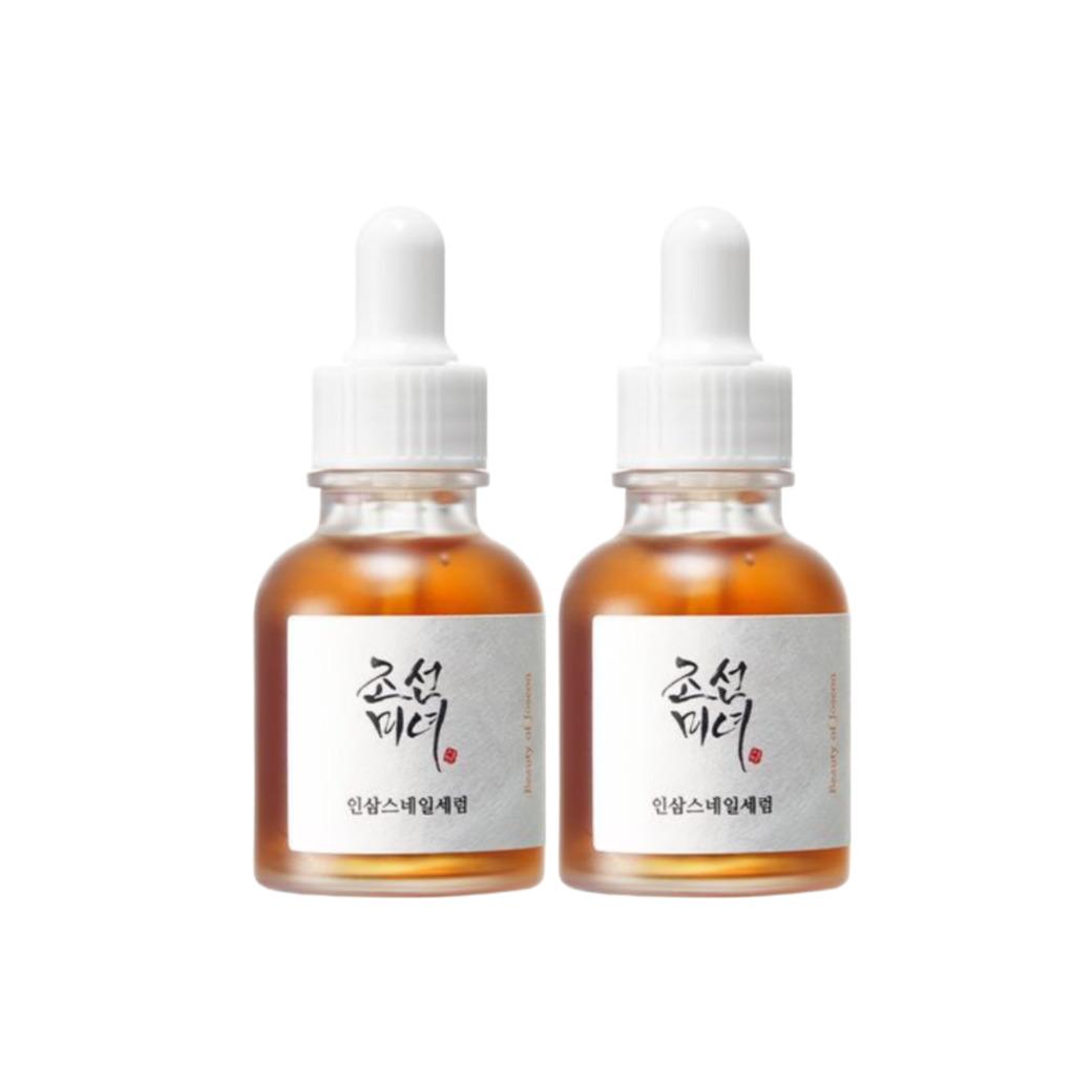 

[1+1] Beauty of Joseon Ginseng Snail Mucin Revive Serum 30ml × 2 – Firming & Repairing Essence Duo