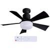 52CM/42CM Modern Ceiling Fan with LED Light Remote Control Silent Ceiling Fan for Kitchen Bedroom Basement Dining Living Room